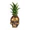14" Pineapple Skull Halloween Decoration